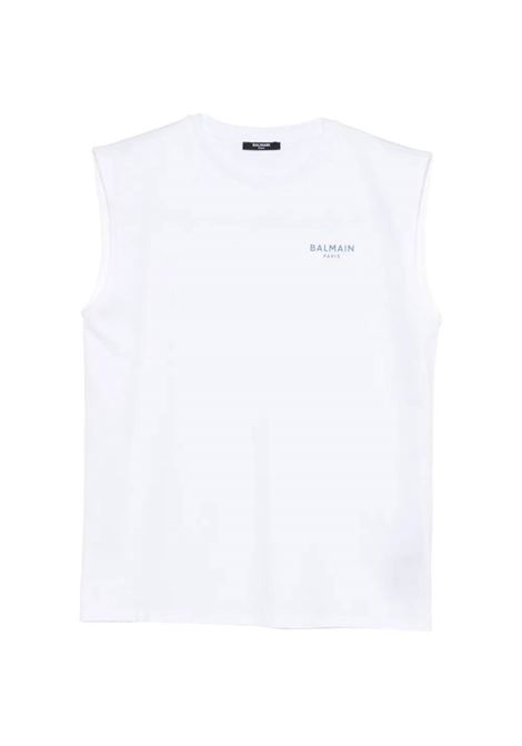 Canotta con logo BALMAIN KIDS | BY8Q42 Z3672100BL